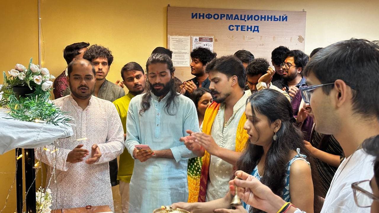 Navratri Celebration by Indian Students at Rostov State Medical University, Russia - photo 3