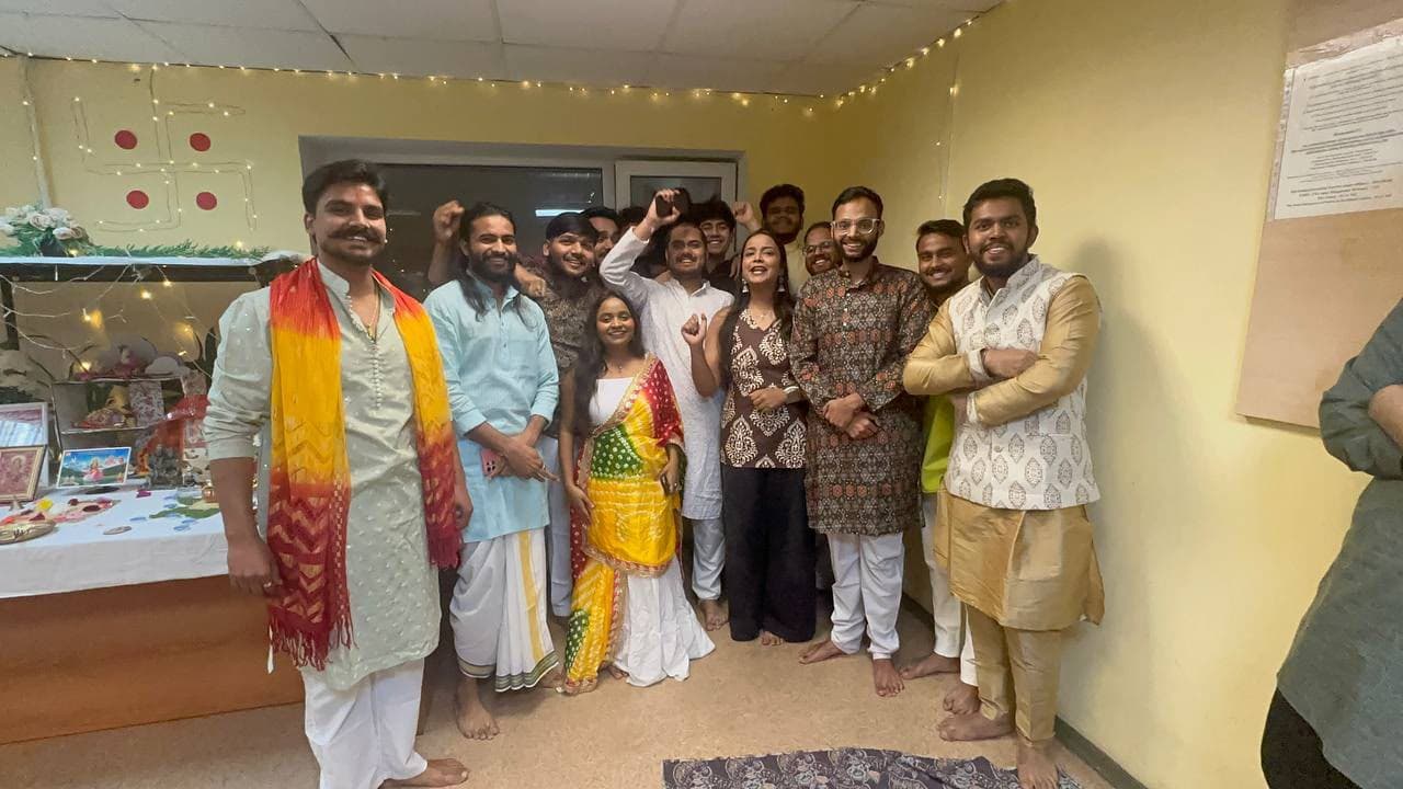 Navratri Celebration by Indian Students at Rostov State Medical University, Russia - photo 4
