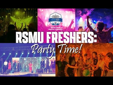 Fresher's Party 2024 | Rostov State Medical University